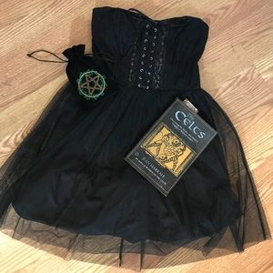 Women’s Black Strapless Mini Dress Small